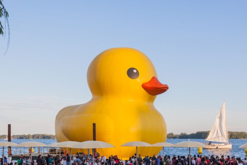 The World’s Largest Rubber Duck Will Be Floating on Toronto’s Waterfront This Weekend